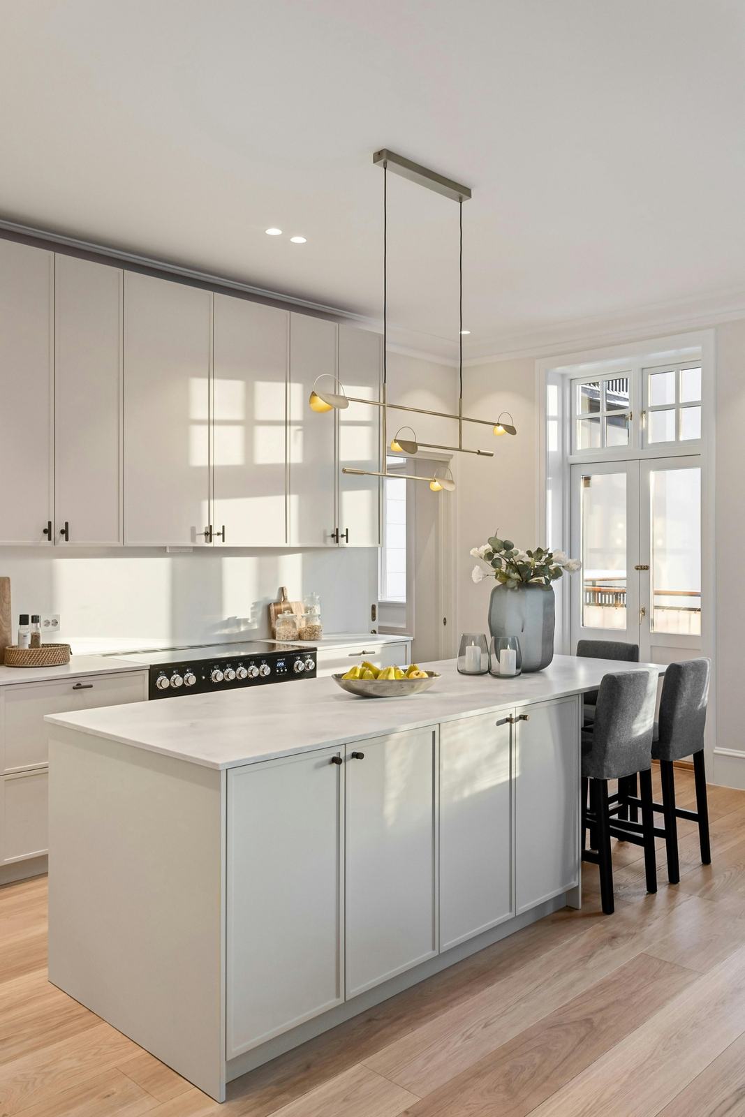Bright kitchen interior